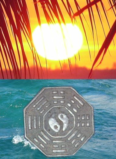 Sonne und Wasser - YinYang Elemente Bild